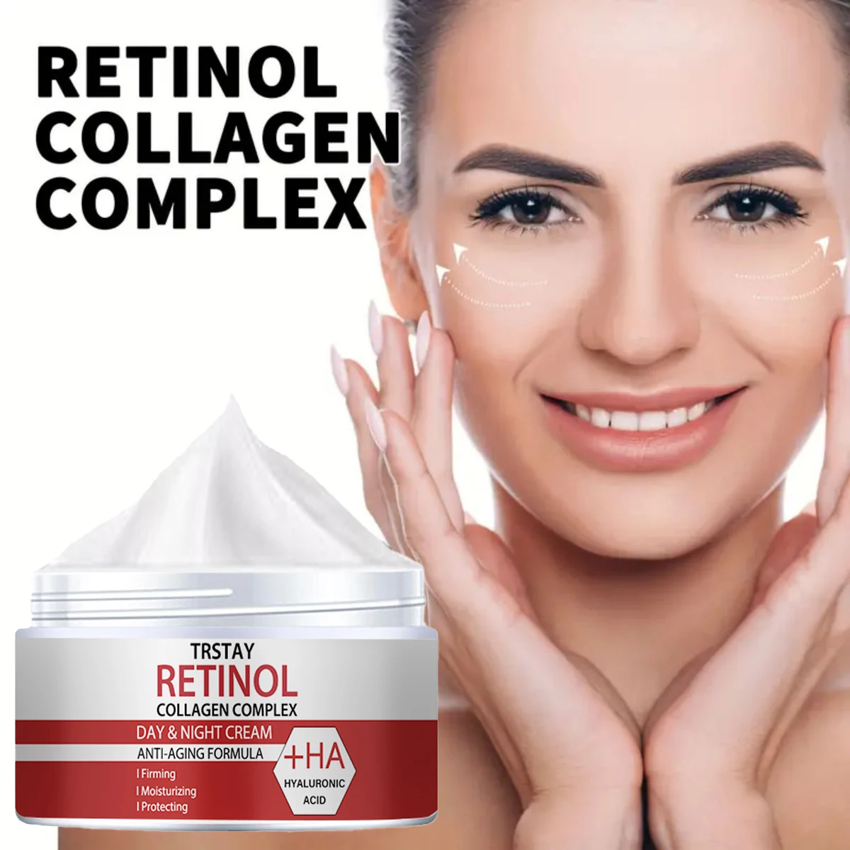 TRSTAY Retinol Collagen Complex Day Night Cream Facial Moisturizing Formula