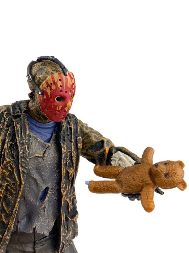 لعبة مجسمة قابلة للجمع من مادة PVC من NECA Freddy Vs Jason Jason Voorhees #4