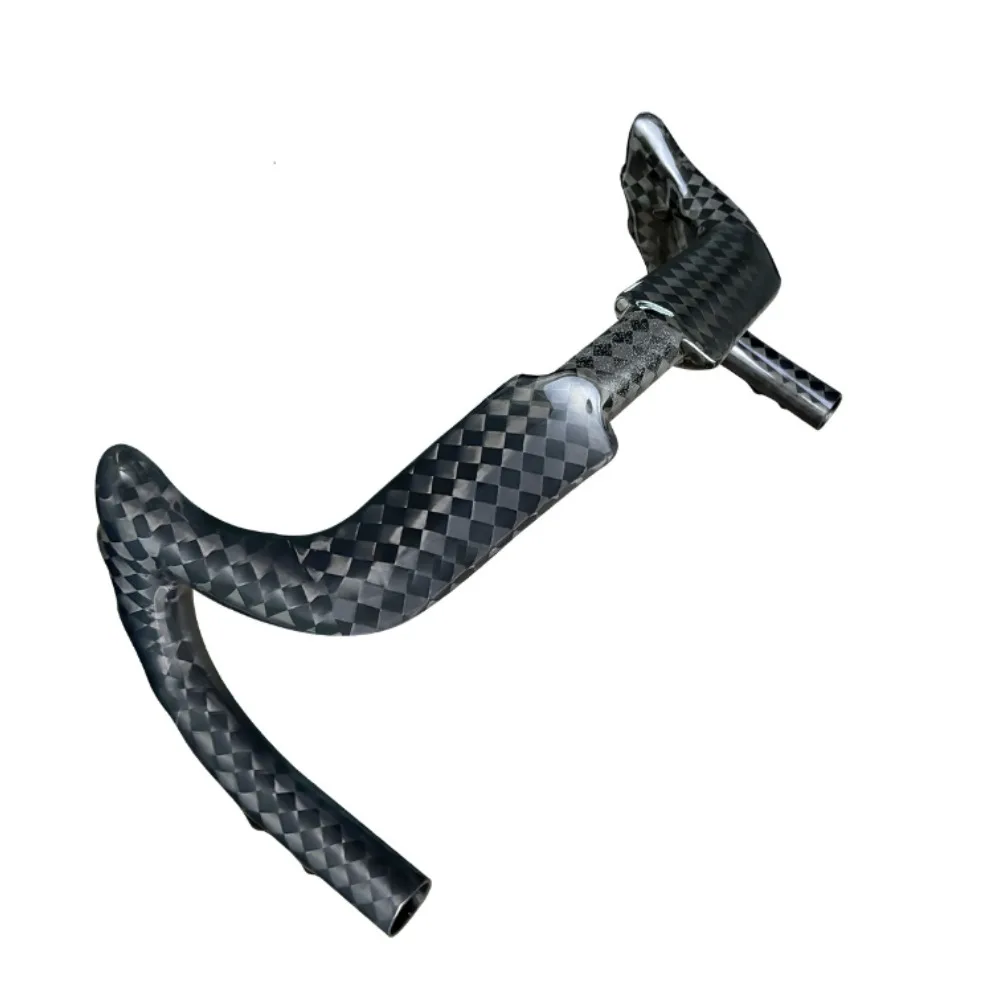 BUCKLOS Vollcarbon-Fahrradlenker, 12K Glänzender Fixie-Lenker 31,8mm Rennrad-Bogenlenker Fahrradzubehör – Detail 10