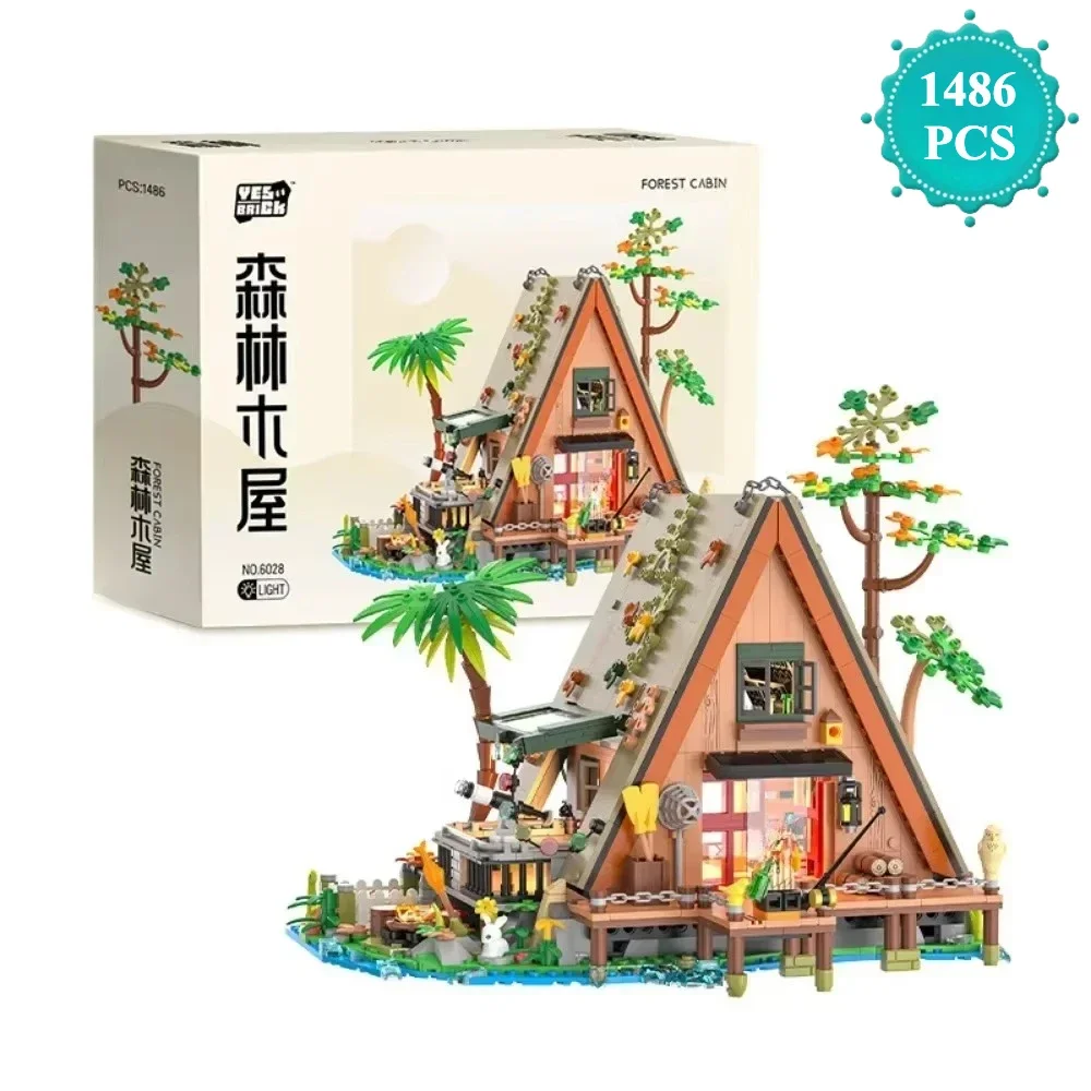 Classico Pier Bar Foresta Casa Building Block Modello Mare Street View Barca Mattoni Fai da Te Giocattoli per Bambini Regalo di Compleanno