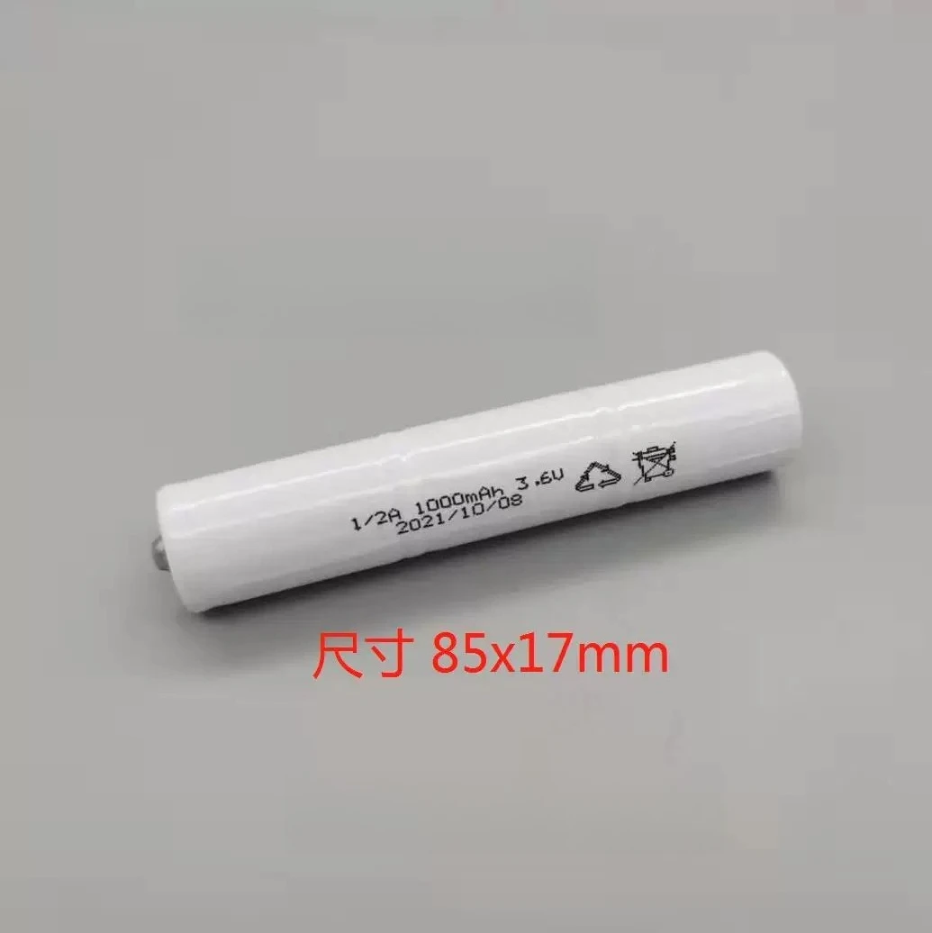 For stanley 95-154-1-23 strong light flashlight 1/2a 1000mah 3.6v rechargeable battery pack