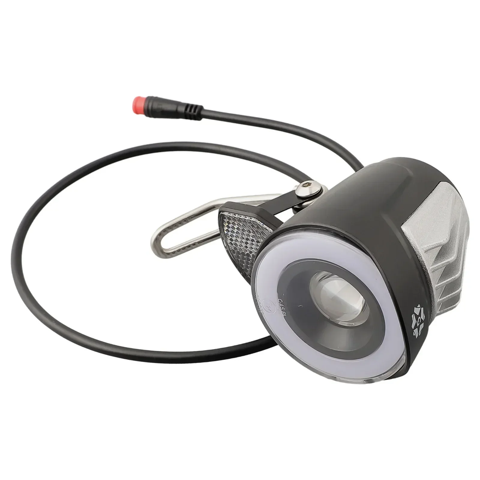 Luci di ciclo 6V-48V Faro a LED per bici elettrica Lampada frontale Faretto 2 pin Faro anteriore Ebike EAW