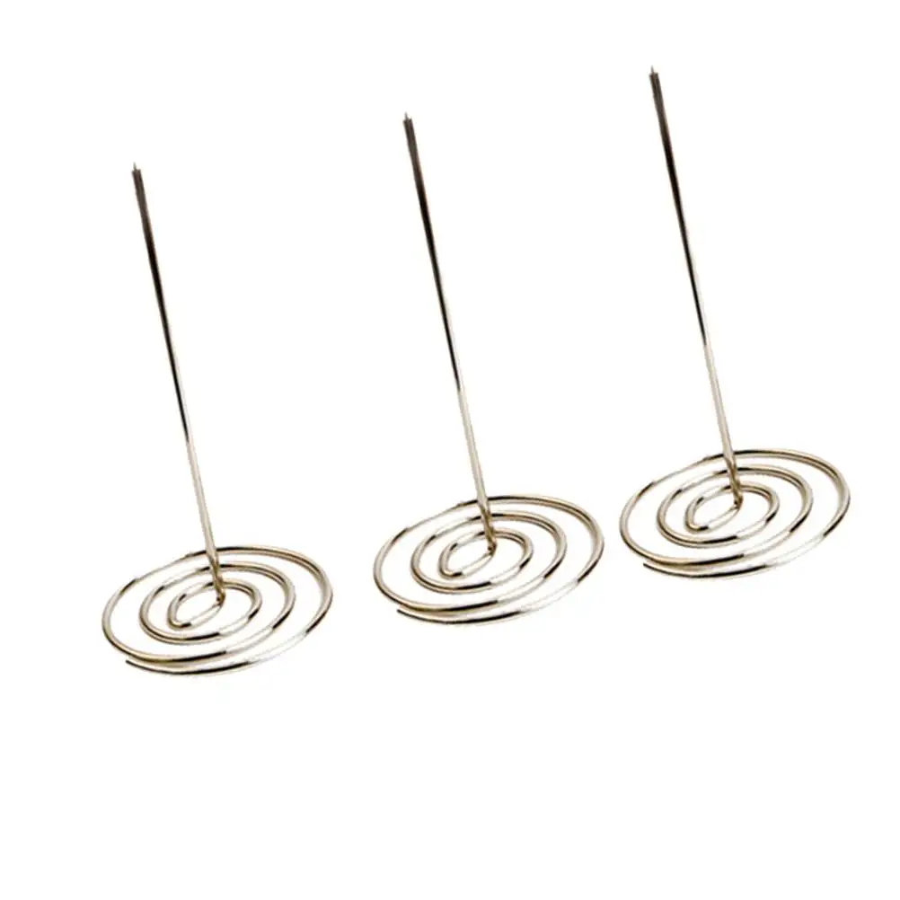 3 Pcs Menu Spike Office Supplies Restaurant Accessory for Summons Invoice Holder