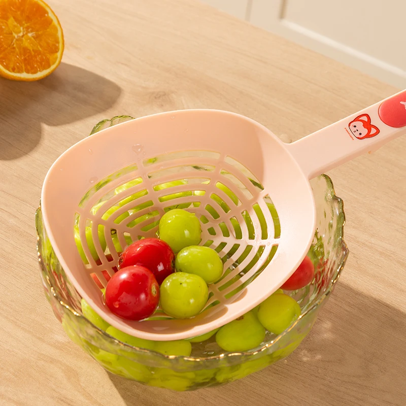 علي المنزلية الغذاء الصف مصفاة كبيرة الصيد الزلابية تصفية صافي ملعقة لوازم المطبخ ملعقة المعكرونة