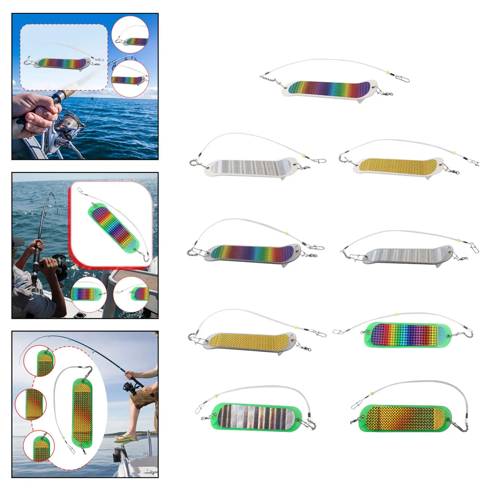 

Рыболовная приманка, мигалка для рыбалки, светоотражающая морская вода, эффективное легкое оборудование для любителей рыбалки, мужчин и женщин