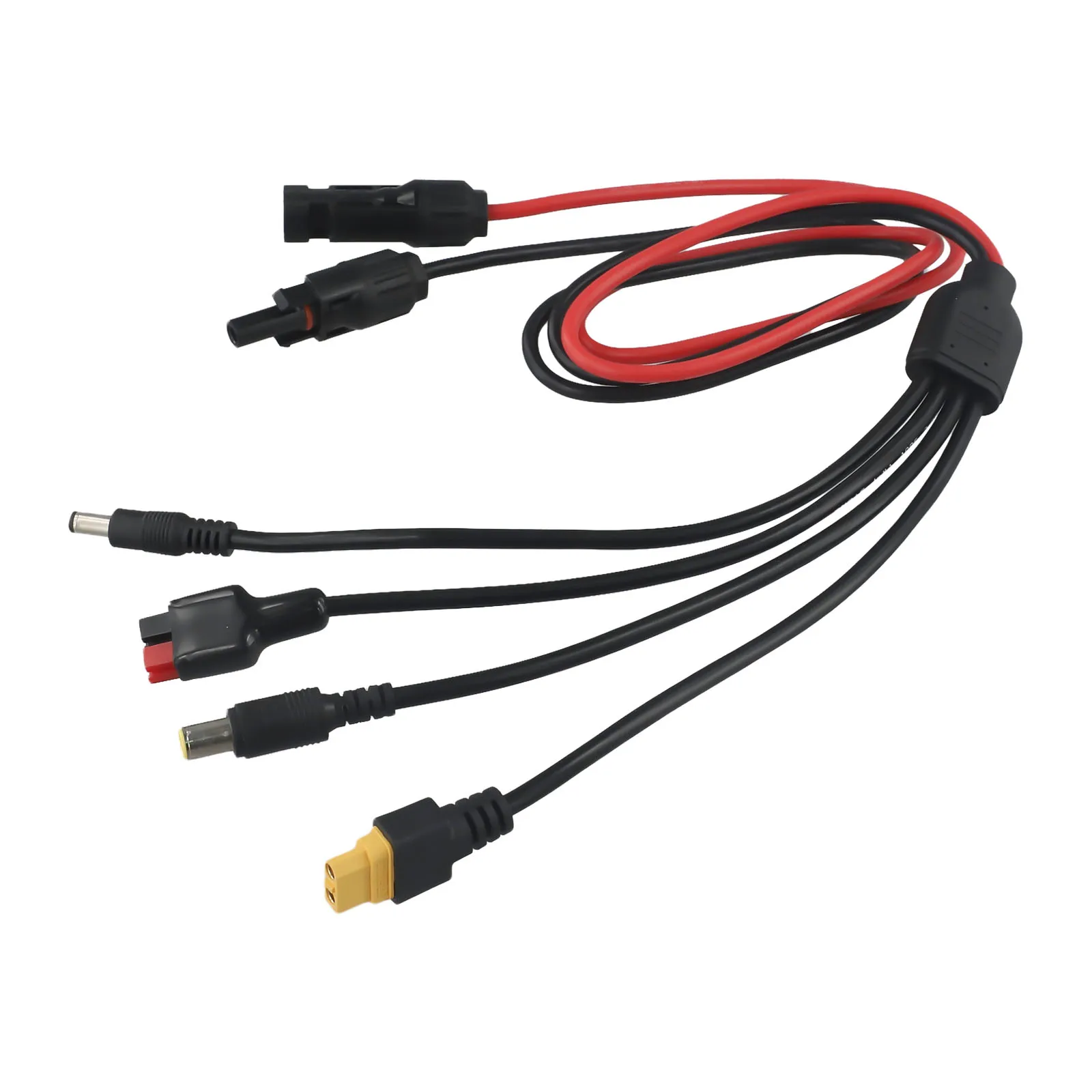 4in1 Solar Panel Connector Extension Cable-Splitter Compatible DC 8mm 5.5mm Electrical Equipment Accessories image 5