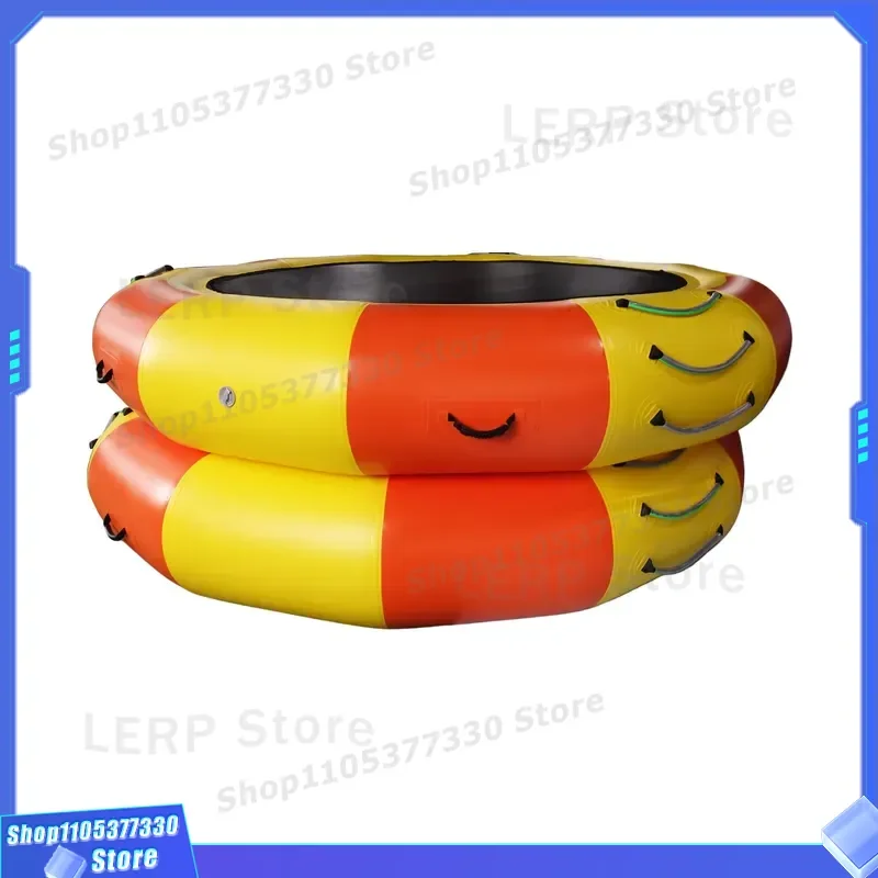 3m Outdoor Inflatable Water Trampoline Floating Jumping Mat For Lake Pool Summer Fun Durable PVC Bouncy Platform Toy Large