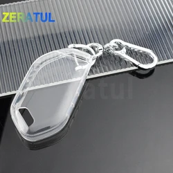 Transparent TPU Car Remote Shell Bag Key Case Fob Cover For Kia EV9 Picanto GT Line 2024 Keyless Protector Accessories