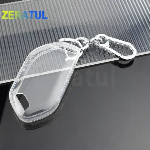 투명 TPU 자동차 원격 쉘 가방 키 케이스 포브 커버, 기아 EV9 피칸토 GT 라인 2024 용 키리스 보호대 액세서리