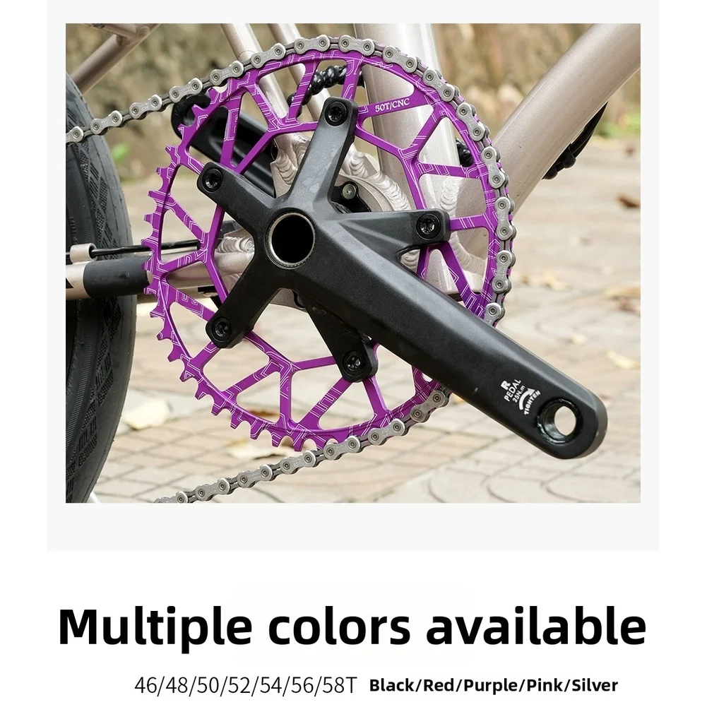 Portable 130BCD Folding Bike Chain Ring Aluminum Alloy Lightweight Bicycle Chain Ring Narrow Bicycle Cycling Accessories view 6