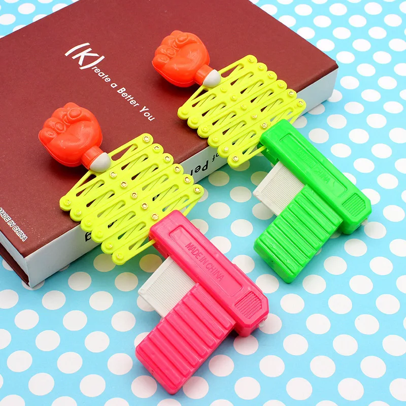 3 pezzi telescopico pugno scherzo giocattolo interattivo divertente magico elastico pistola ragazzo puzzle giocattolo bambini Halloween Natale regalo di compleanno