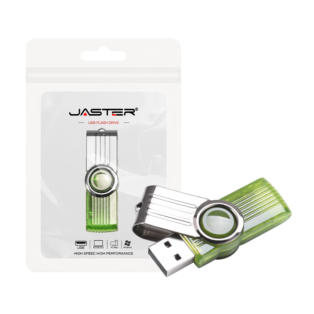 محرك أقراص فلاش USB ملون قابل للدوران ، محرك بندريف سلسلة مفاتيح مجاني ، ذاكرة عالية السرعة ، قرص يو ، 16 جيجابايت ، 32 جيجابايت ، 64 جيجابايت ، GB