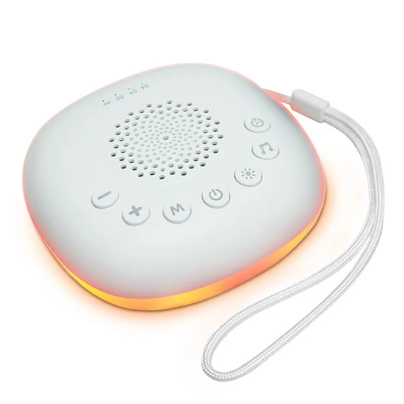 Adjustable Brightness Night Light Personal Timer Adult Yoga Easy Sleep Relaxation Soothing Sound White Noise Machine Speakers