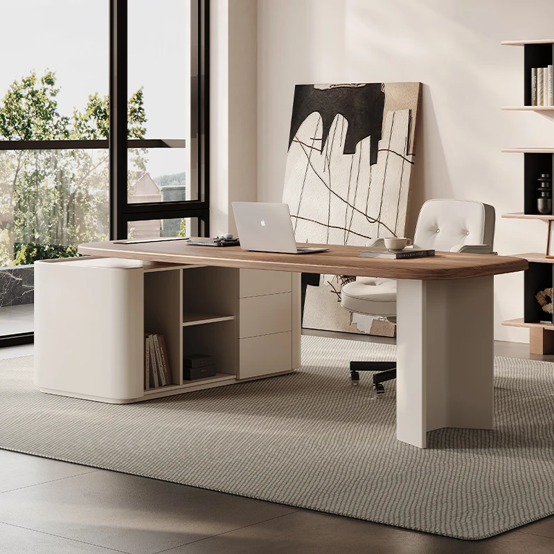 Modern With Drawers Office Desks Computer Luxury Storage Manager Office Desks Corner Simple Design Furniture Er Arbeitet LLOD