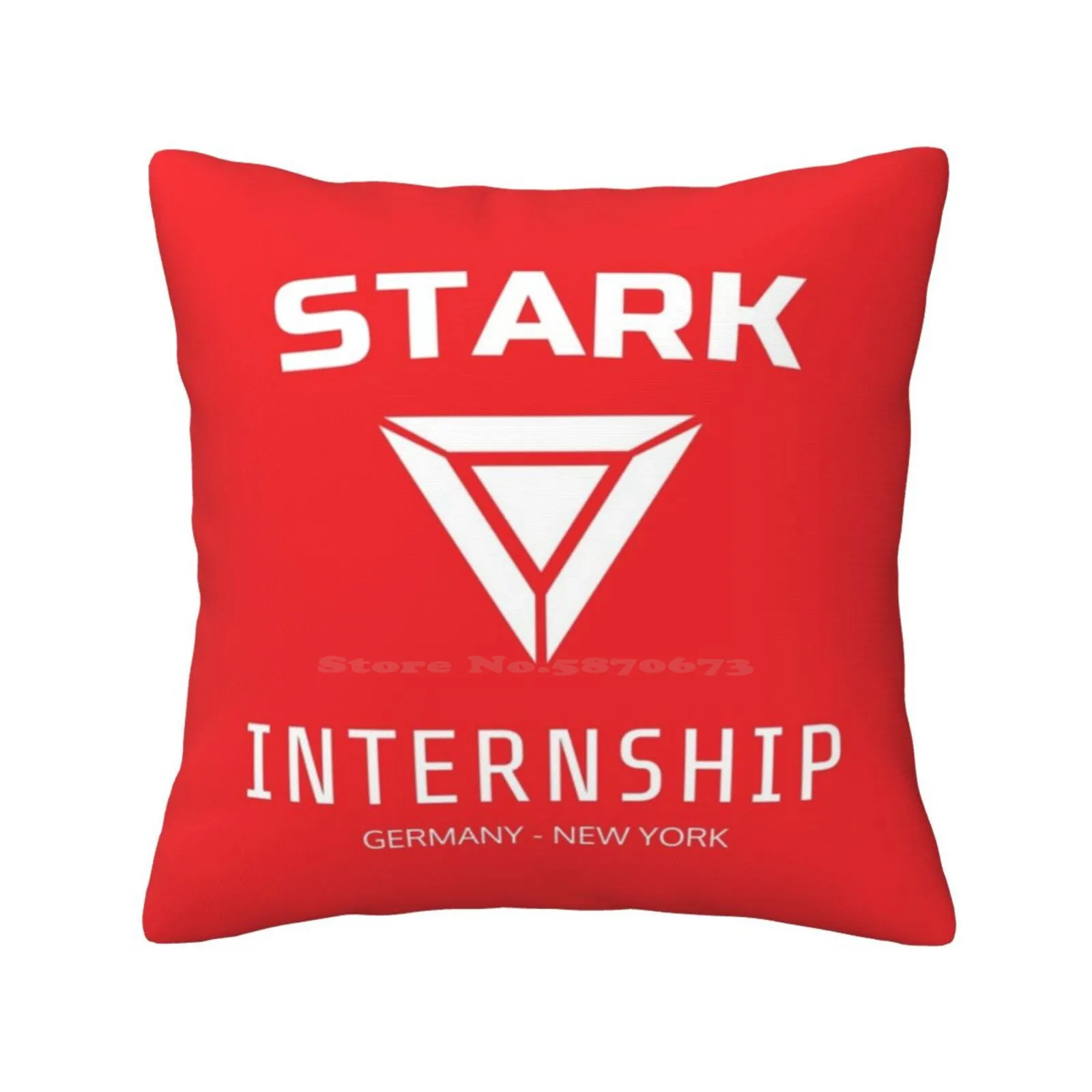 Stark Internship Pillow Cover Hug Pillowcase Tony Stark Peter Parker Homecoming Internship