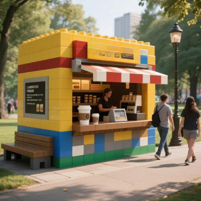 Commercial block park creative - Coffee Tea Kiosk ulasan dan harga