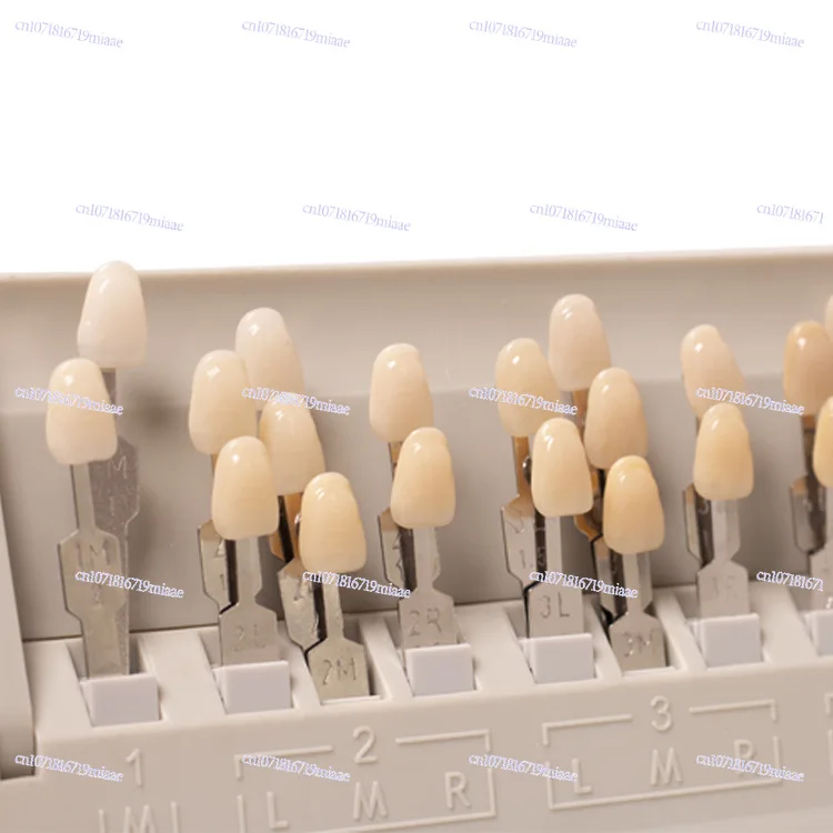 Tooth Kirby Swatch 3D Pair Swatch Ratio Swatch Carton Veneer 29 Colors Cosmetic Tooth Comparison