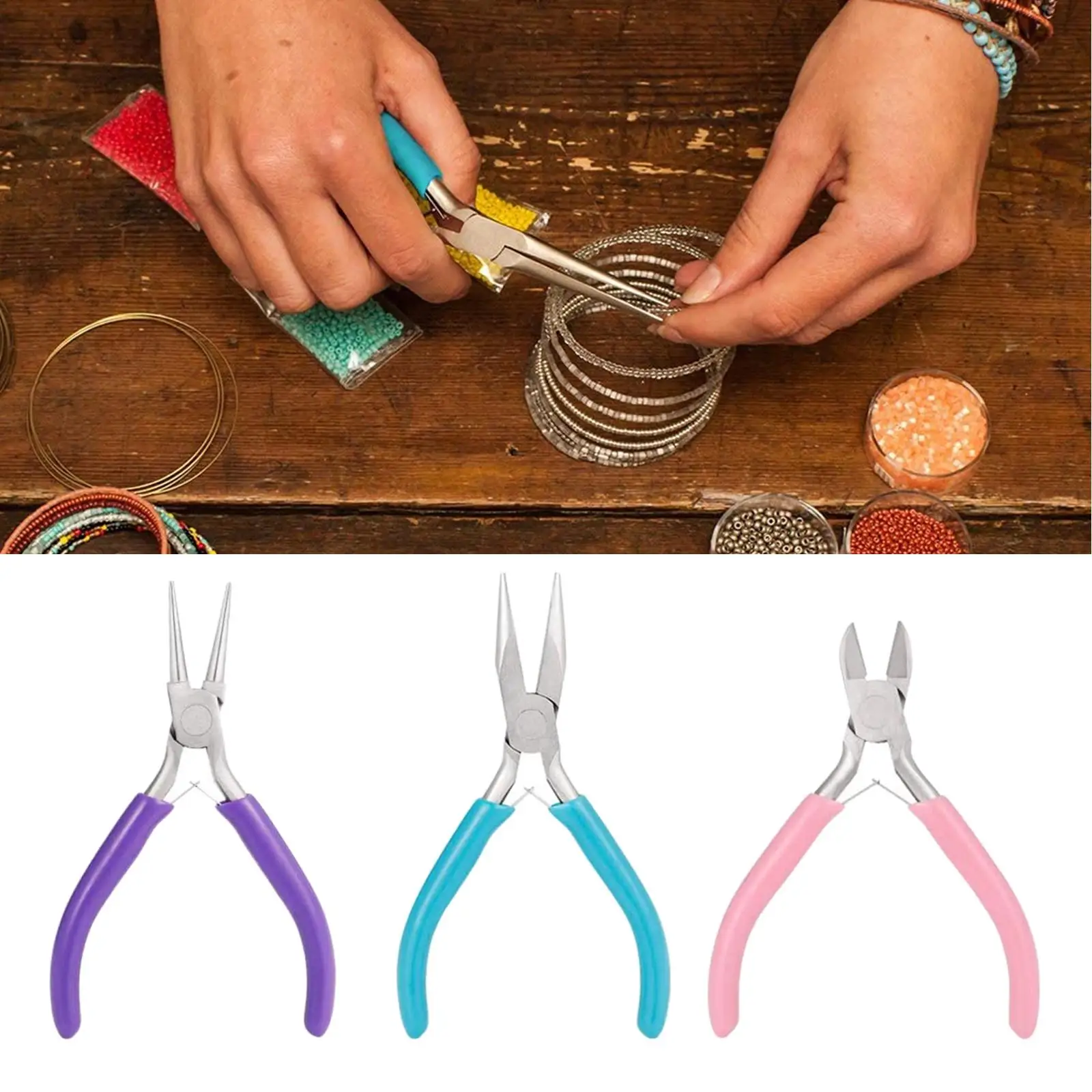 

Прецизионные плоскогубцы Набор для бисероплетения Круглогубцы Плоскогубцы-цепочки