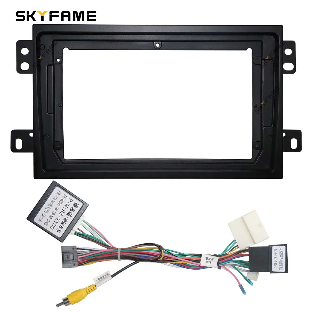 SKYFAME Car Frame Fascia Adapter Canbus Box Decoder Android Radio Dash Fitting Panel Kit For Zotye Domy X7 Dorcen G70S