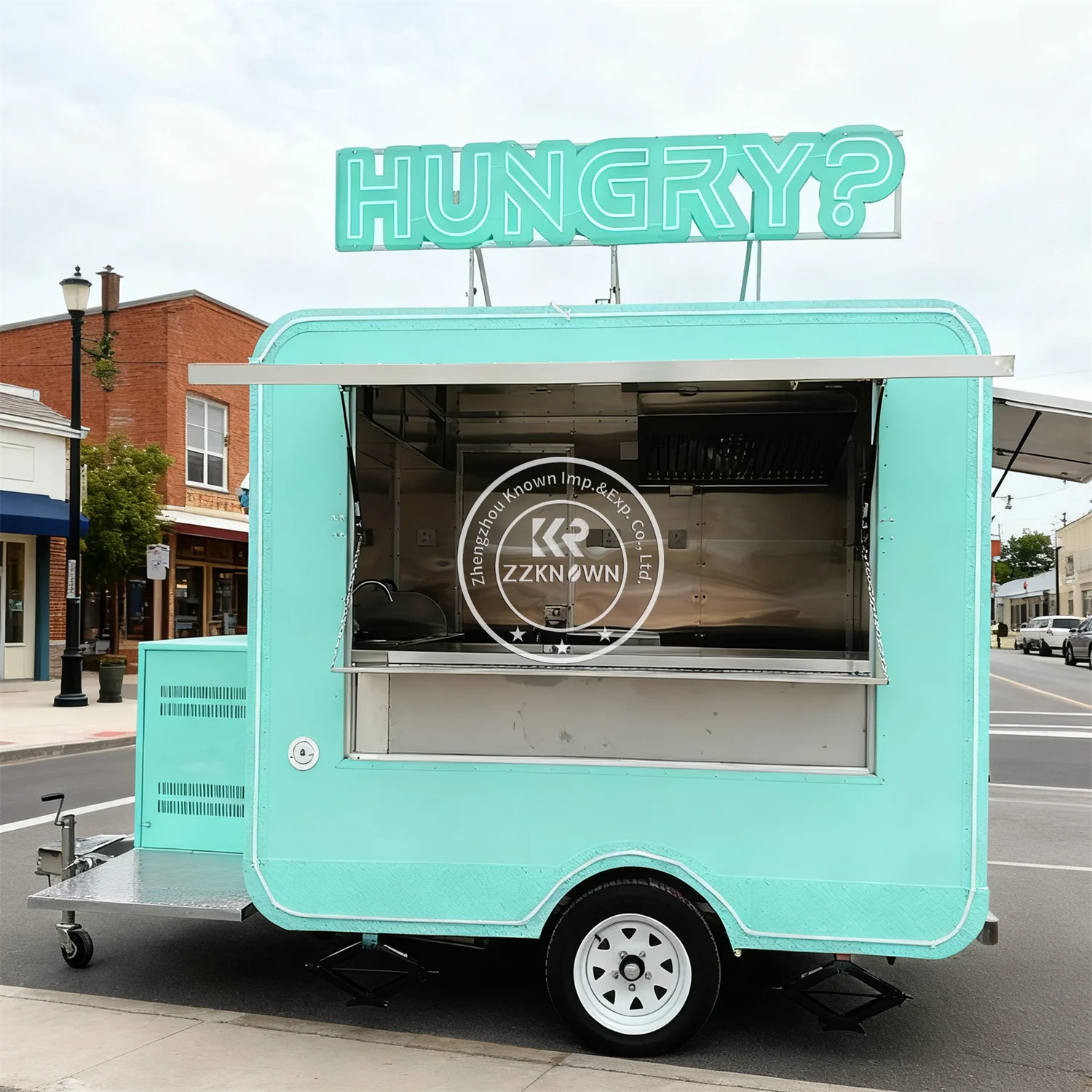 

Factory Price Food Truck Restaurant Mobile Kitchen Fully Equipped Mobile Street Food Trailer Truck With Full Kitchen