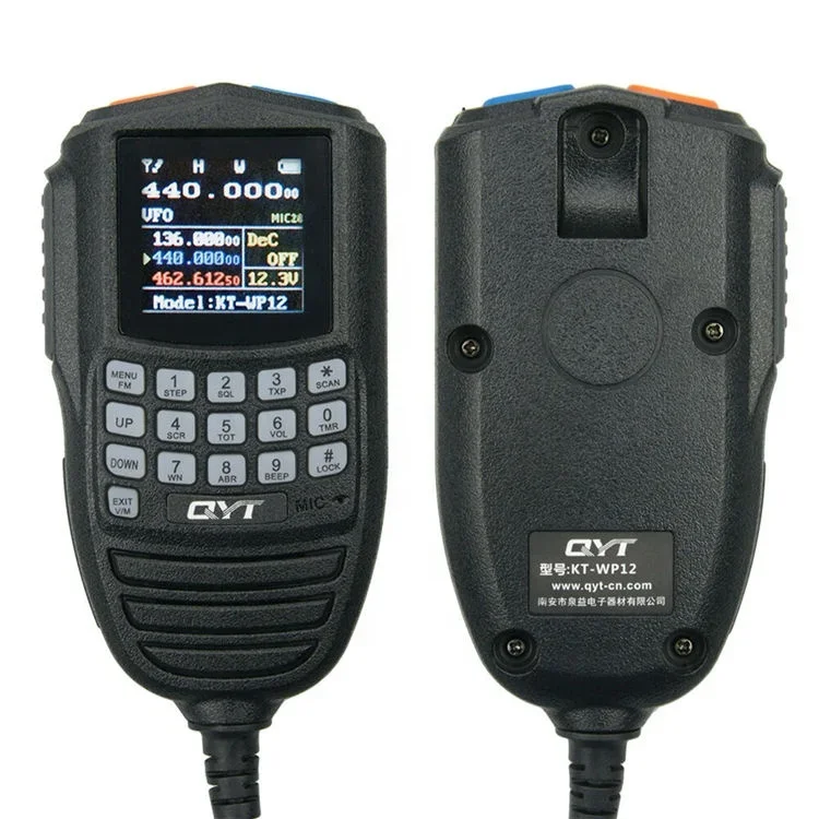 

QYT KT-WP12 PC programmable external speaker DTMF function long battery life handheld walkie-talkie