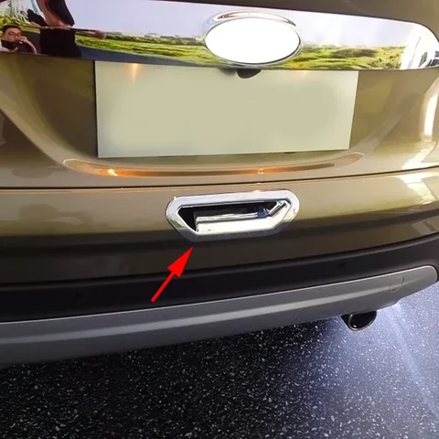 Хромированная накладка на дверную ручку багажника для Ford Kuga Escape 2013-2019, аксессуары