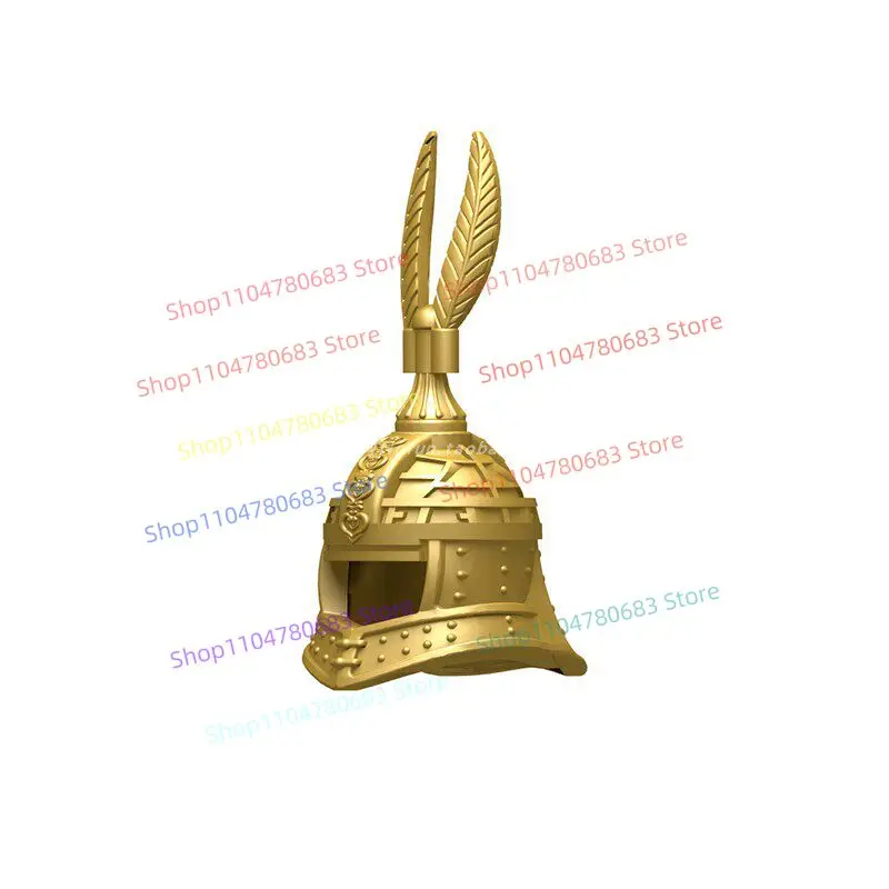 

MOC Building Block Assembly Accessories with Feather Helmet Hat Ornaments Collection Toys Holiday Gifts.