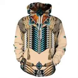 Autumn Indian Style 3D Print Hoodies Men Women Fashion Casual Sweatshirts Oversized Hoodie Kids Pullovers Tracksuit Clothing