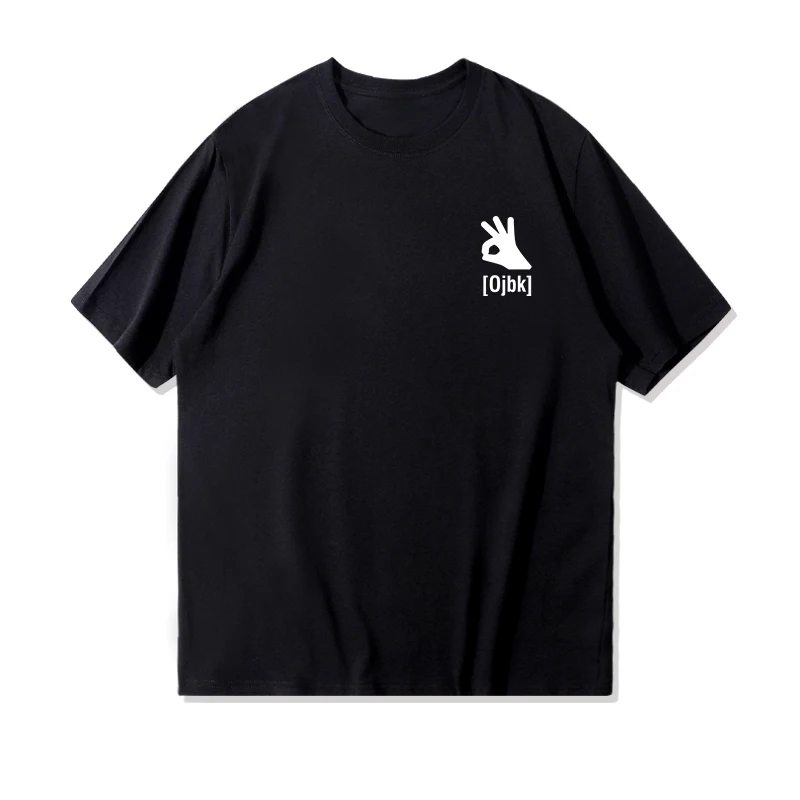 

Summer trend short-sleeved t-shirt mens simple pure cotton versatile backing t-shirt