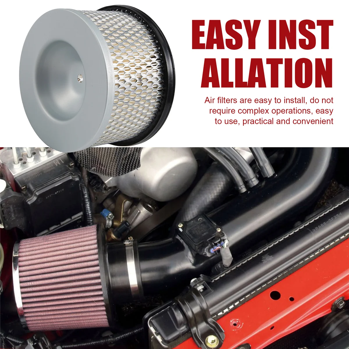 น้ํายาล้างไส้กรองอากาศ, ไส้กรองอากาศ ED 2175306 S การเปลี่ยนอุปกรณ์เสริมสําหรับรถยนต์สําหรับ Lombardini 15LD440B1 15LD225 15LD350 15LD400