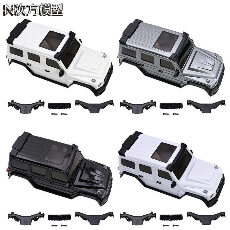 FOR  AXIAL SCX30 Plastic Painted Unpainted Body Shell with Light Bucket Mount Spare Tire Mount for 1/30 RC Crawler DIY Upgrade