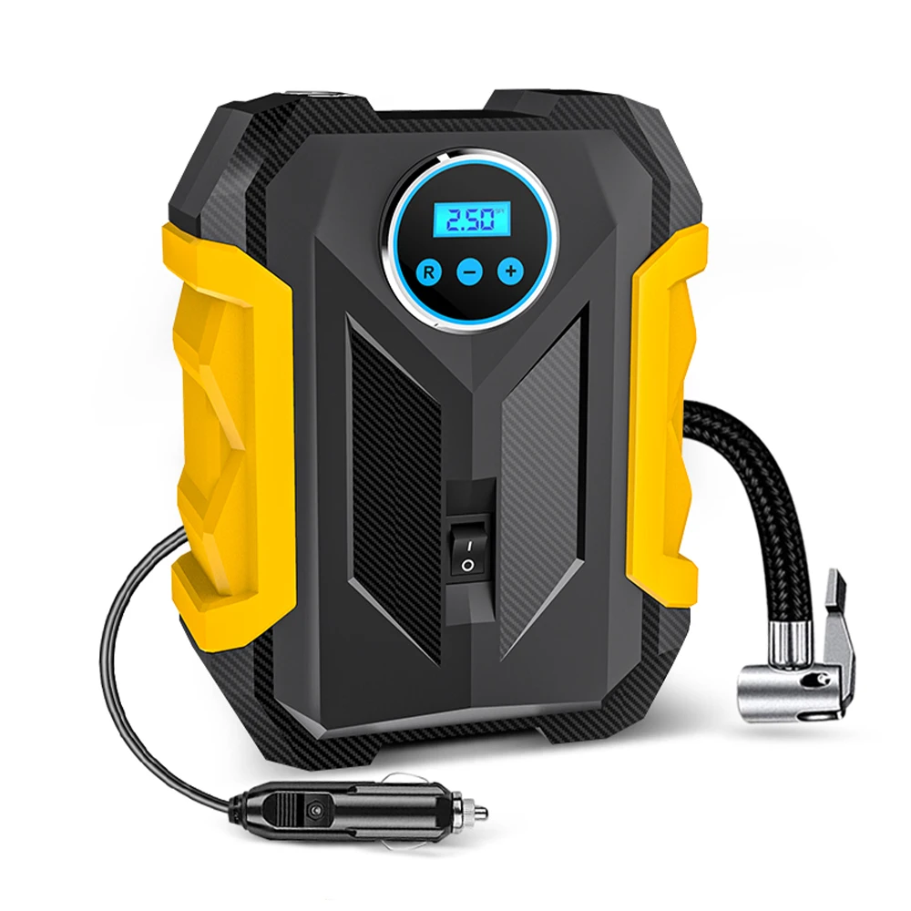 AliExpress Carsun Portable Car Air Compressor Digital Tire Inflator Pump Travel Emergency Led Light Air Pump for Car and Bicycle Use