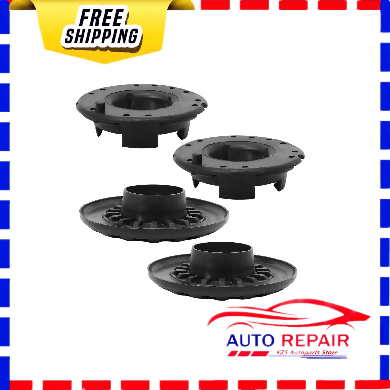 

K160061 K160042 52088346AB 52088402AB Rear Upper/Lower Coil Spring Insulator Kit fits Grand Cherokee 1999-2004 Replace