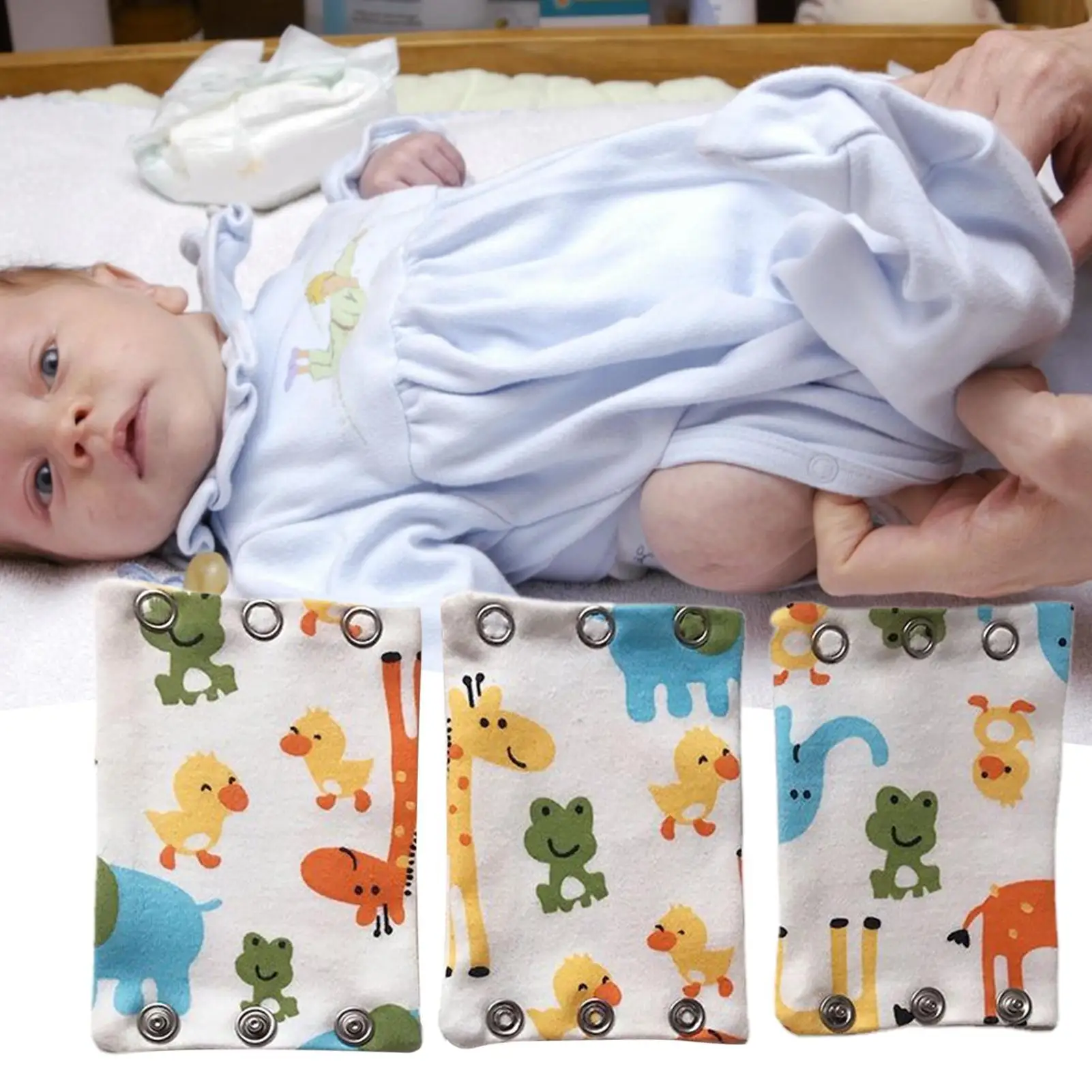 

Onesie Extenders For Baby 6-Piece Toddler Onesie Extender For Cloth Diapers Clothing Thermal Extension Sheet For Boys Girls