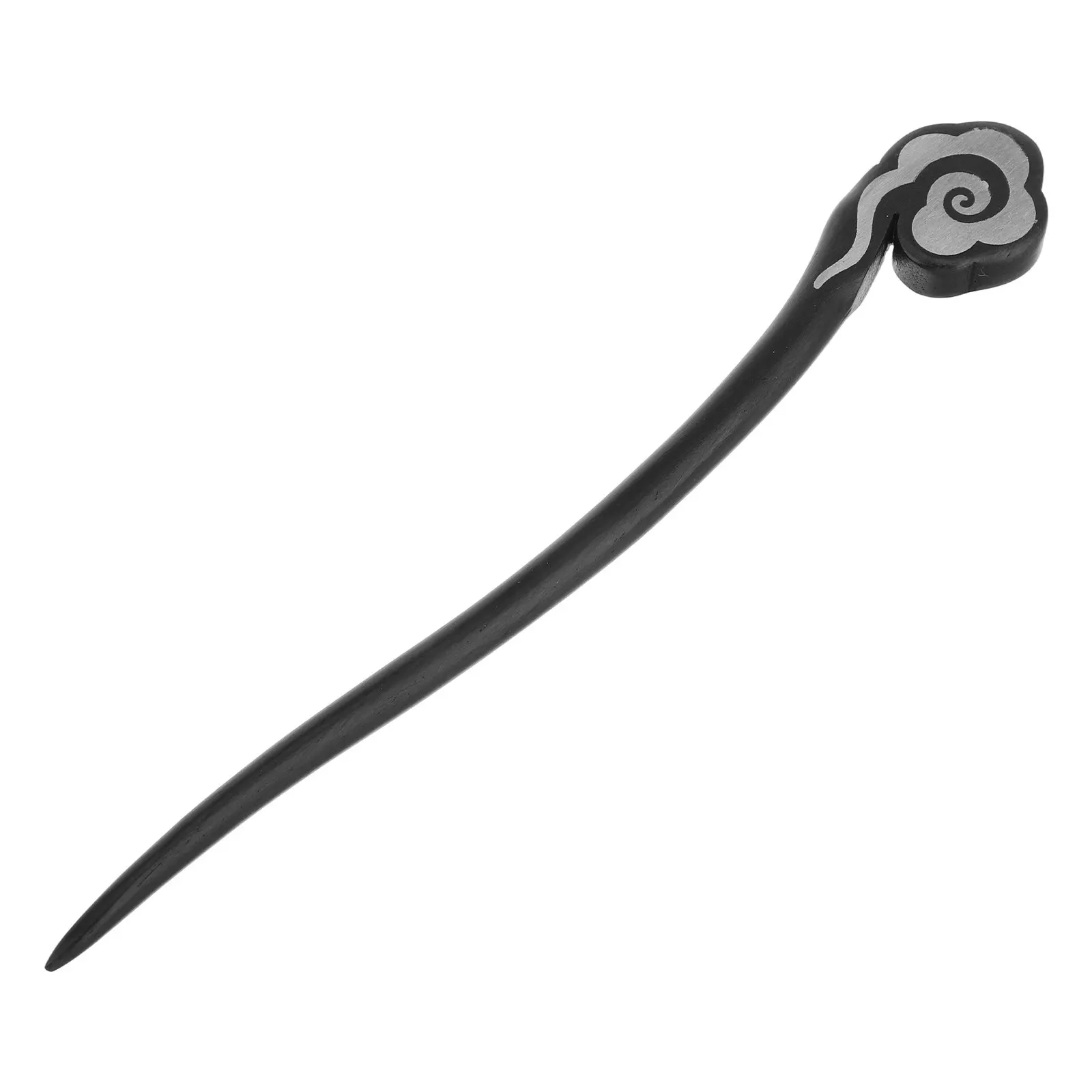 Chinese Vintage Hairpin Wooden Long Hair Stick for Buns Daily Use Elegant Hair Accessories Chinese Style Hairpin