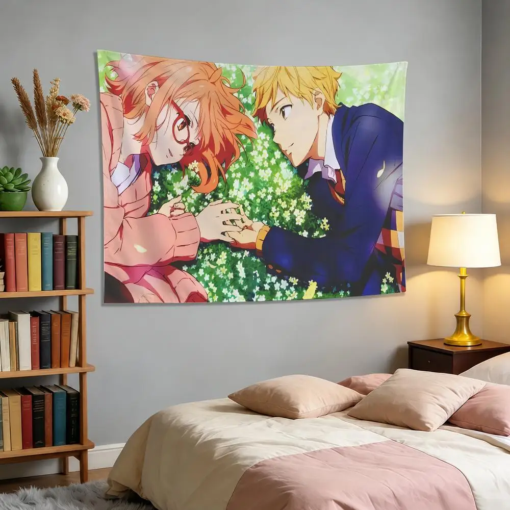 Beyond The Boundary Tapestry Banner For College Dorm Bedroom Outdoor Living Room Wall Art Decor Party