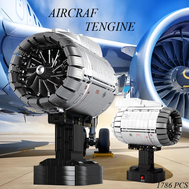

1786 PCS Aerospace Engine Model Building Kit DIY Aircraft Engine Model Collectible Display Piece for Hobbyists And Collectors