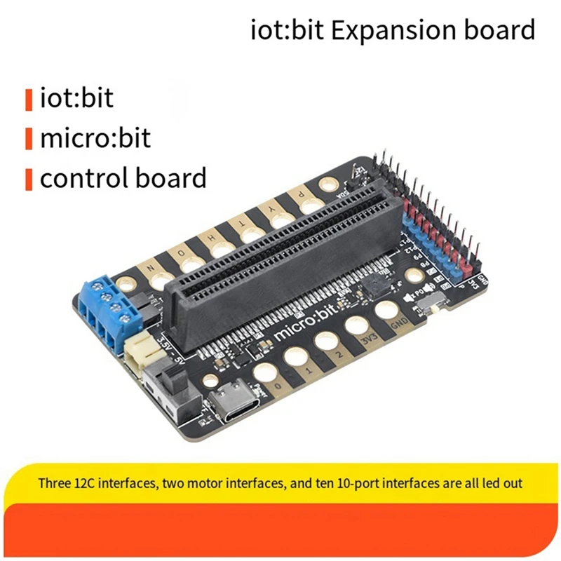 Super Sale Control IO Expansion Board Microbit Development Board Education and Learning Board Multifunctional