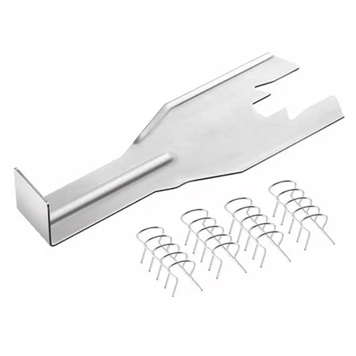 Compatible 76951 Automotive Handle Extraction Tool with 10 Trim Clips Door Panel Window Crank Removal for Easy Door Panel Remova