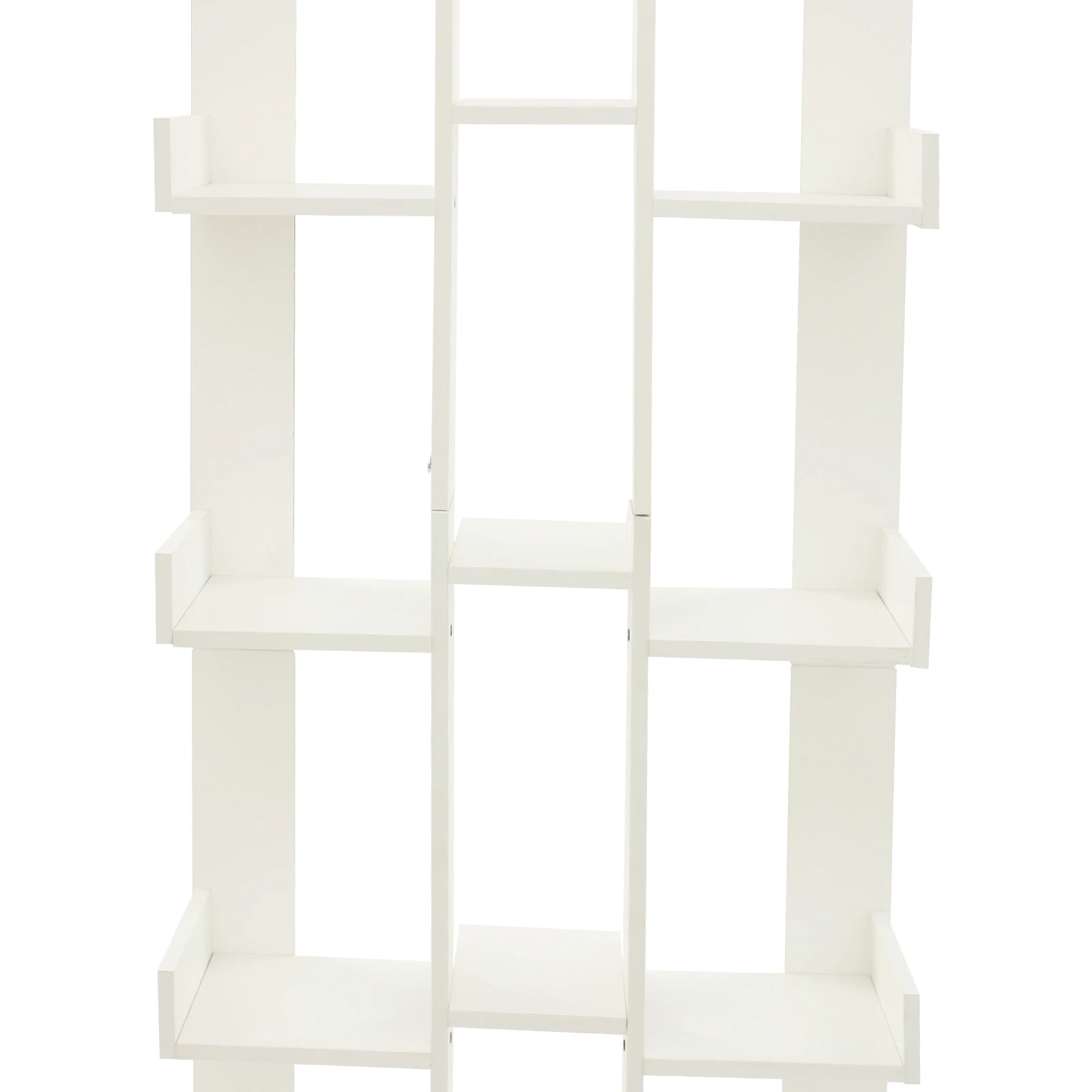 خزانة كتب مكونة من 15 حجرة مع خزانة كتب قائمة على الأرض، سعة تحميل كل طبقة حوالي 5 كجم لمكاتب غرف الدراسة