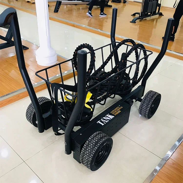 

-2024 Fitness Equipment Factory Price High Quality Power Tank Sled Push Wheel Gym Fitness Machines Prowler Sled