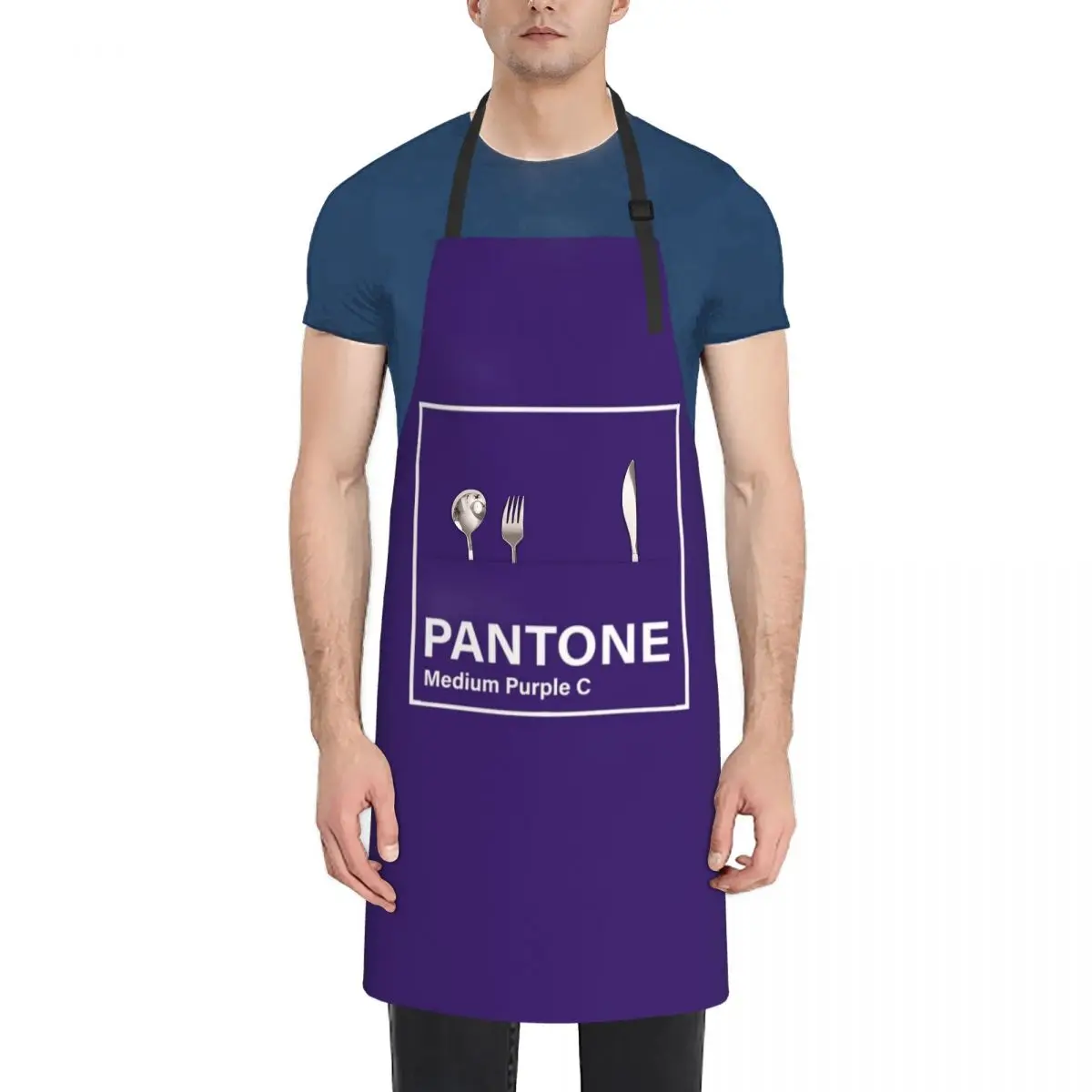 PANTONE Medium Purple C Apron christmas decoration nail tech supplies Christmas gift Apron