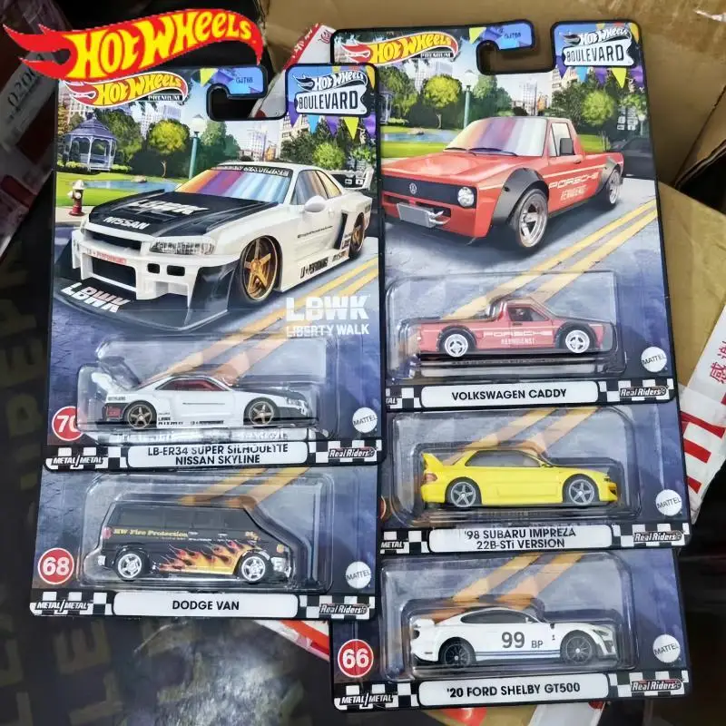 

Hot Wheels GJT68 Wind And Fire Wheel Boulevard 17 Blvd Alloy Car Model Nissan Skyline Gtr34 Volkswagen Porsche Dodge Xmas Gifts