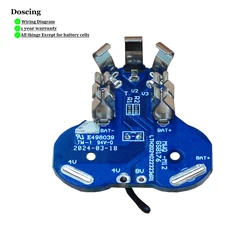 Battery Charging Protection PCB BMS Circuit Board For Milwaukee M12 12V 1.3Ah 1.5Ah 2Ah 4Ah 48-11-2411 M`12 Li-ion Battery
