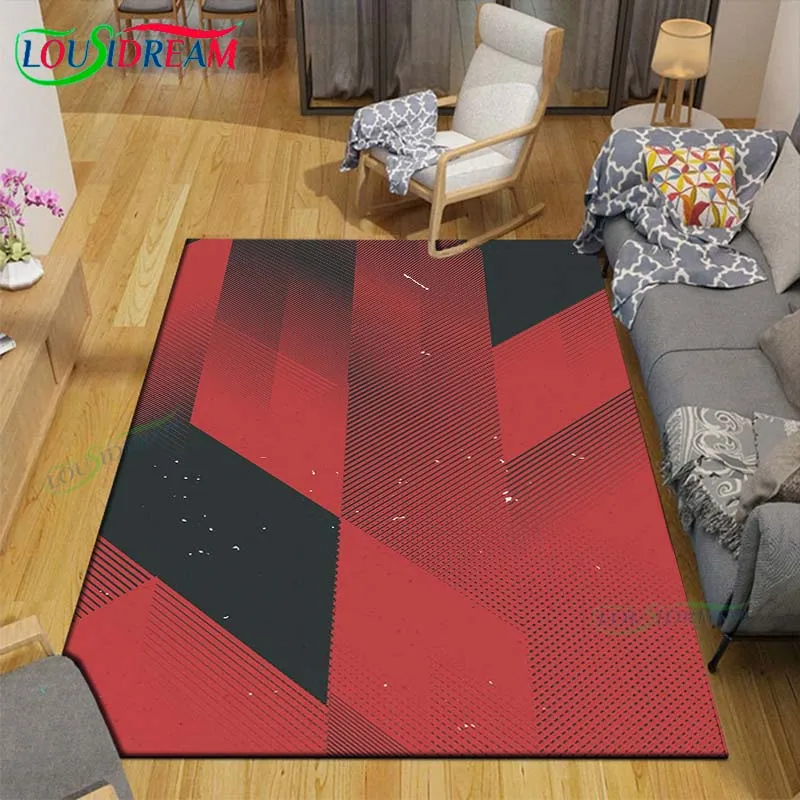 Abstract Art Wallpaper Printed  Carpets Living Room Anti-Skid Area Rug Kids Bedroom Mats Yoga Mat Large Carpet Decor