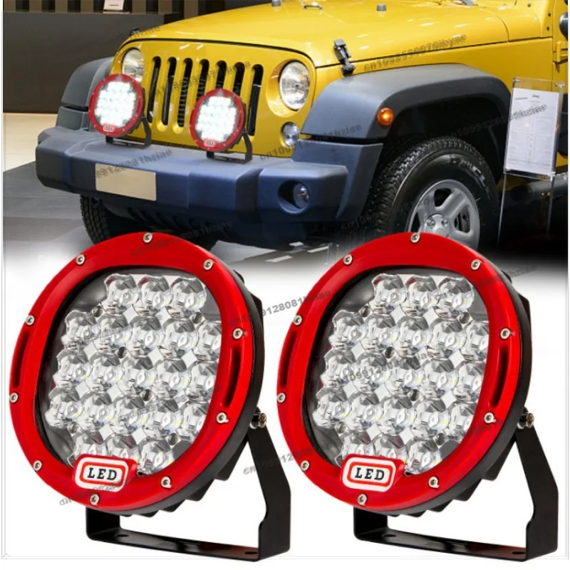 7 Inch 105W Car Led High Power Front Bar Car Spotlight Suv Car Searchlight