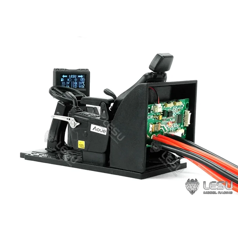Nooxion Specialty LESU 1/14 RC model excavator model driver's seat modification multi-function LCD display rc accessories
