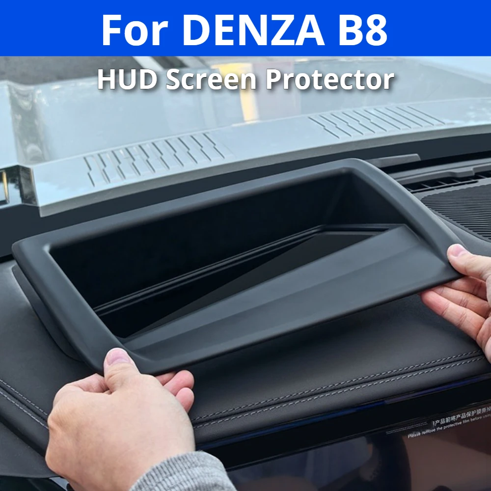 For DENZA B8 HUD Head Up Display Protective Frame Dashboard Shield Cover Auto Interior Modification Accessories