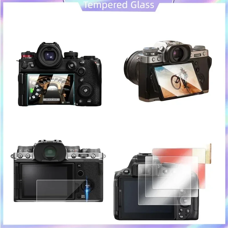 Protecteur d'écran en verre trempé pour Canon 650D, Film de protection LCD, dureté 9H, HD, transparent, anti-rayures, protection d'écran pour appareil photo