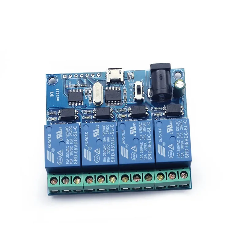 

LCUS-4 4 Channel USB Relay Module Smart Switch with Intelligent Control